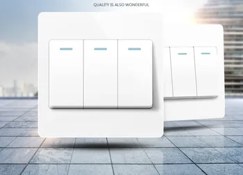 

Switch socket three-way single-control switch power wall three-open panel