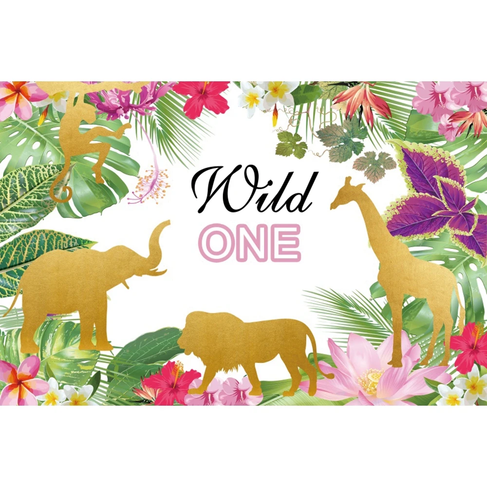 Yeele Safari Wild One на заказ портретный День Рождения украшения фотографические фоны фотографии фоны для фотостудии