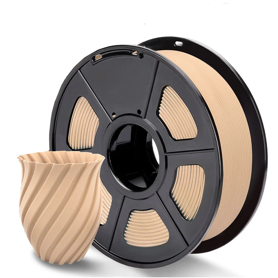 3D Printer Wood Filament 1.75mm 1KG/Roll 2.2LB Wooden Effects Similar With PLA 