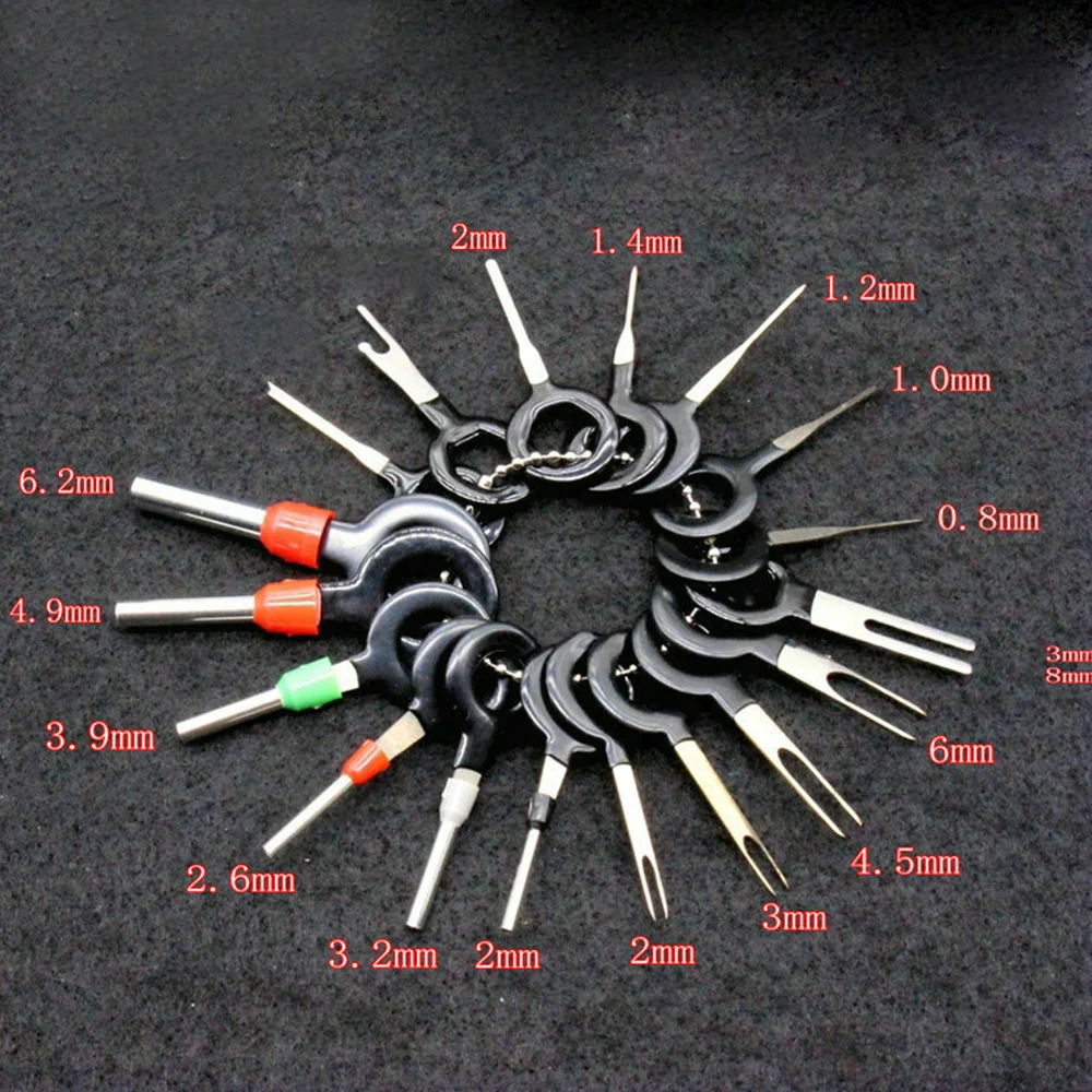Car Terminal Removal Electrical Wiring Crimp Connector Pin Extractor Kit Automobiles Terminal Repair Hand Tools