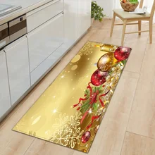 3D ковры, Рождественское украшение для дома, напольный коврик, Рождественский узор, Прямоугольный Коврик для кухни, гостиной, декоративный нескользящий коврик