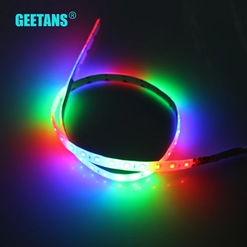 

Geetans COB 1Pcs 30cm 60cm LED DRL Car Strobe Flash Decoration Strip 100% Waterproof LED Flexible Strips Knight Rider Light CJ