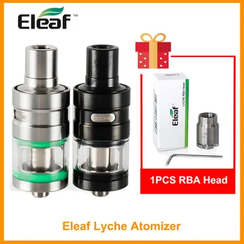 

Gift Lyche RBA Coil Original Eleaf LYCHE Atomizer With 4ml Eliquid Capacity Top Airflow Control Side Electronic Cigarette