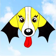 

free shipping lovely dog kite for kids toys flying nylon kites children reel line kiteboard weifang bird kite factory albatross