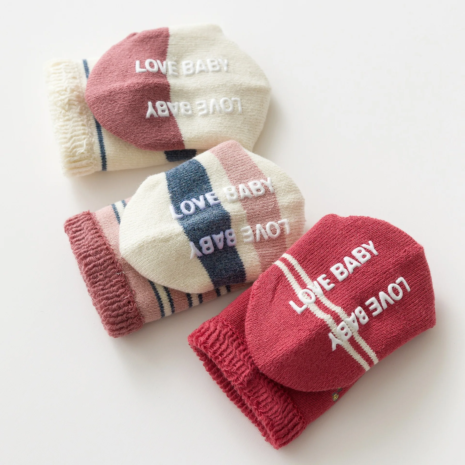 cotton socks kids socks baby socks girls socks 3 Pairs toddler kids socks for winter autumn 0-5T