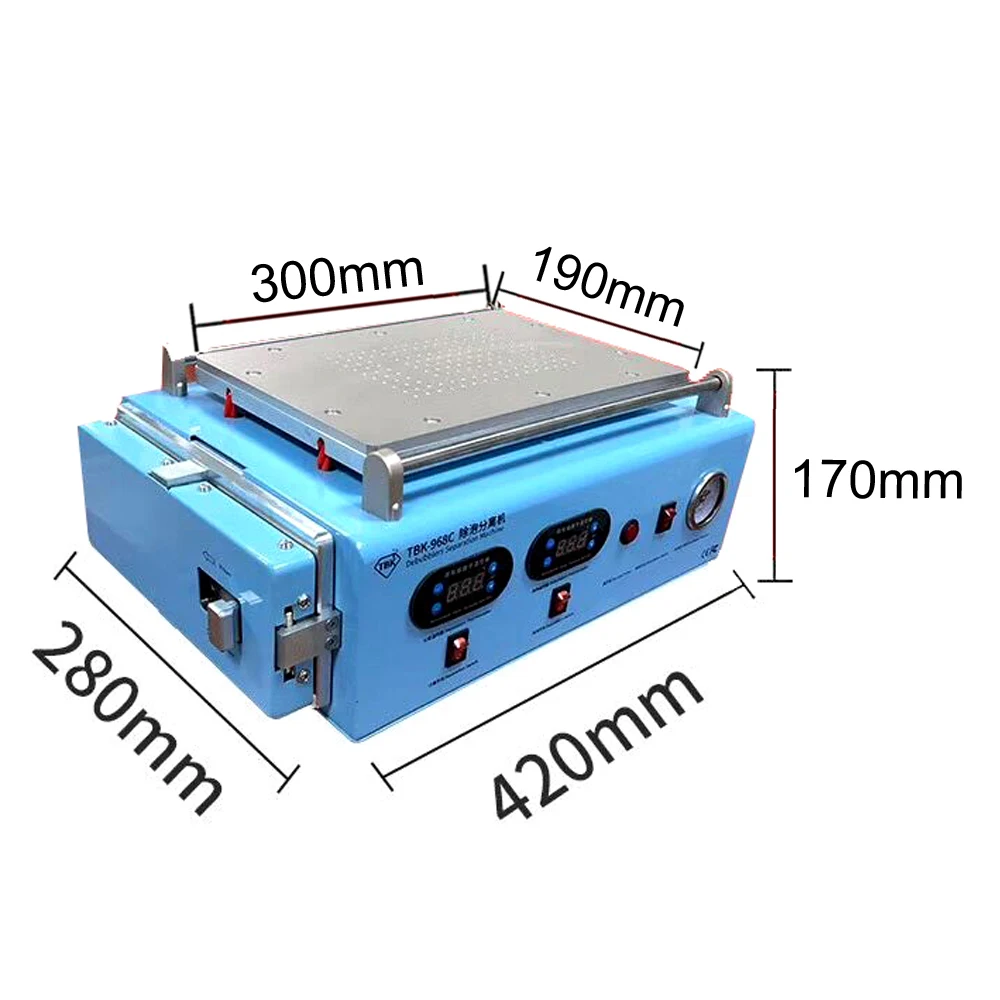 TBK-968C ЖК-экран отдельный ОСА Автоклавный пузырь удалить машину bulit-в вакуумный насос для ipad изогнутый экран