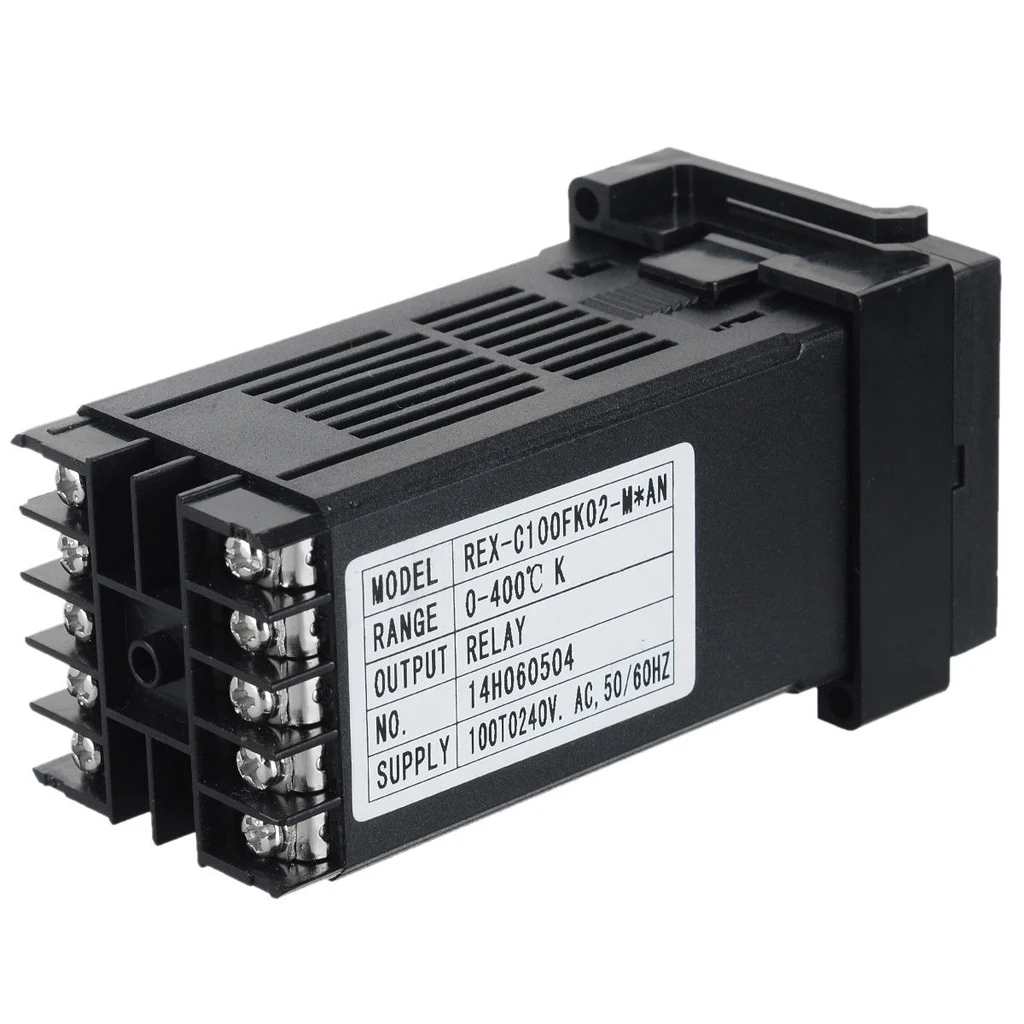 REX-C100 Professional Dual Digital Display PID Temperature Controller SSR