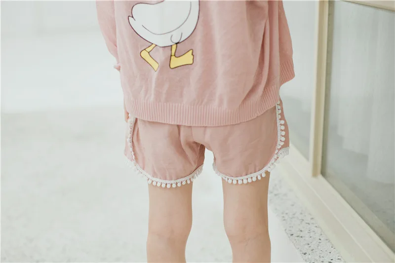 Tao. catkids/ летняя одежда, Новые товары, кружевные маленькие шорты для маленьких девочек, пляжные шорты, детские шорты кальсоны