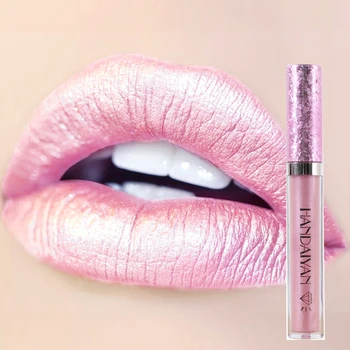 

Diamond Pearlescent Glamour Lip Gloss Matte Persistent Liquid Lipstick Glossy Lipstick