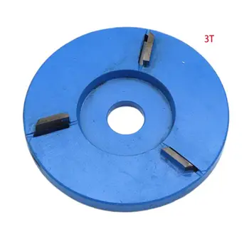 

90mm Diameter 22mm Bore Rotary Planer Blue Plane Blade Power Wood Carving Disc