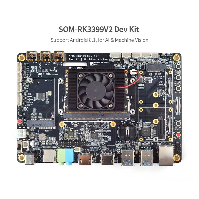 SOM-RK3399V2 core board Dev Kit with HDMI input