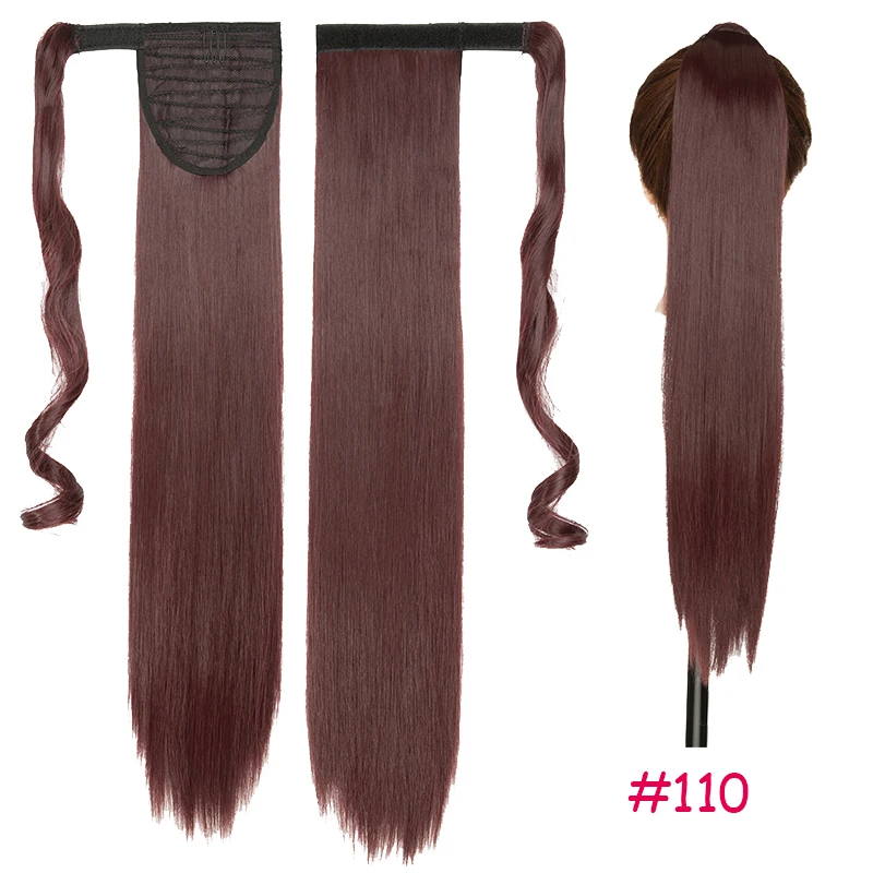 BENIHAIR, Омбре, конский хвост, прямые волосы на клипсах, хвост, синтетические волосы для наращивания, на клипсах, конский хвост, шиньон, накладные волосы