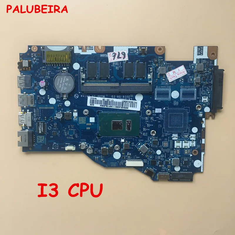 PALUBEIRA для lenovo 110-15ISK Материнская плата ноутбука I3-6100 cpu BIWP4/P5 LA-D562P 5B20N04873