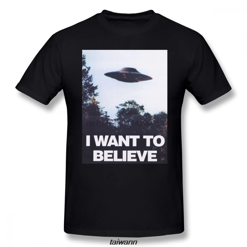 Clown T Shirt The X Files I Want To Believe T-Shirt Men Streetwear Tee Awesome 4xl Printed 100 Short-Sleeve Tshirt | Мужская одежда