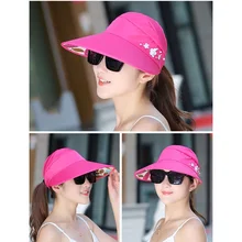 Outdoor Sun Protection Hat Male Beach Climbing Style Hat Women\\\'s Empty Top Hat Ladies Fashion Visor Summer