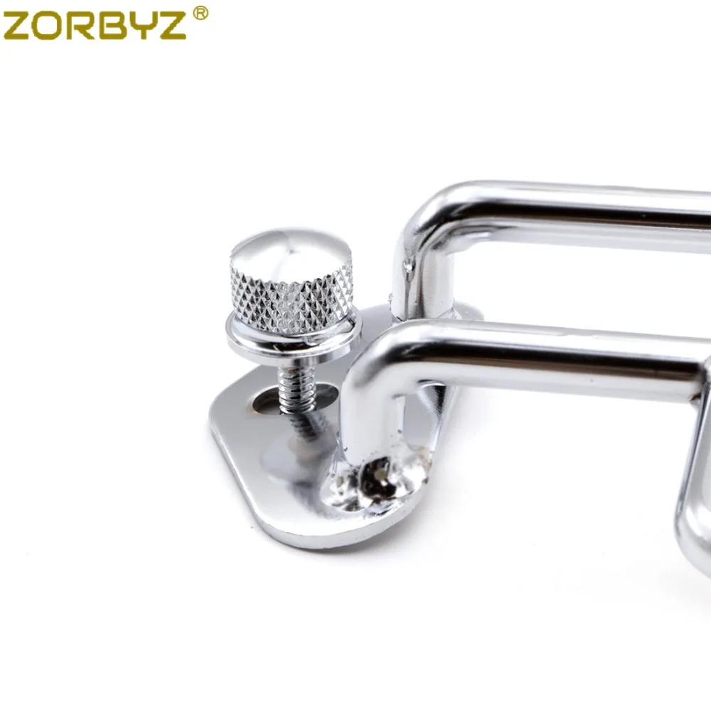 ZORBYZ Мотоцикл Chrome сзади соло сиденья Чемодан стойки с деревянным сиденьем болт для Harley Sportster XL 883 1200 1985-2003