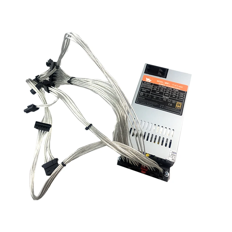 Mini Fonte de Alimentação Área de Trabalho de 550w 110v 220v Totalmente Modular Psu Flex 550ww Psu Active Pfc 500w Atx Flex Fontes de alimentação para PC - Imagem 6