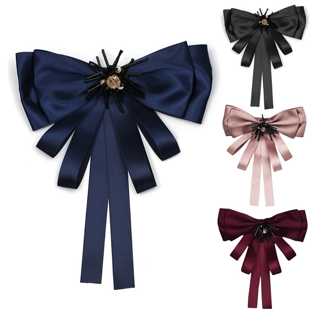 1pc Ribbon Ties Shaped Brooch Creative Pin Gift Cartoon Diy Badge