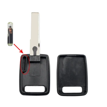 Cover chiate/telecomando per Audi A2 A3 A4 A6 A8 Cabrio RS6 S3 S4 S6 S8 TT Uncut HU66 Blade - KEYYOU sostituzione Transponder Chip Remote Key Shell Case per Audi A2 A3 A4 A6 A8