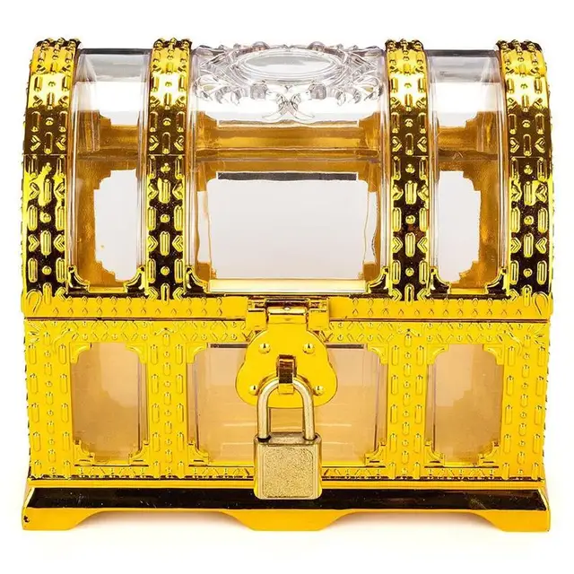 Pirate Treasure Chest For Kids Teacher'S Favorite Treasures Collection Storage Box Party Pirate Treasure Chest Child TreasureToy 3