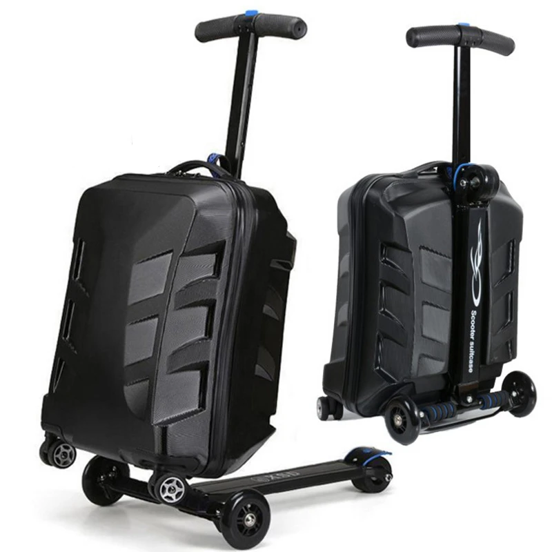 Maleta con ruedas para patinete, maleta con bloqueo de 21 pulgadas, equipaje rodante para monopatín, Maleta de viaje con ruedas, nuevo diseño|Equipaje con ruedas| - AliExpress