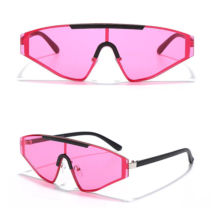 

New Rimless Square Sunglasses Women 2020 Gradient Rectangle Sunglasses Men Fashion Sunglasses Brand Designer oversized Eyewear