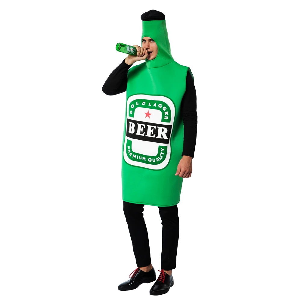 Snailify Halloween Costume For Adult Men Beer Bottle Costume