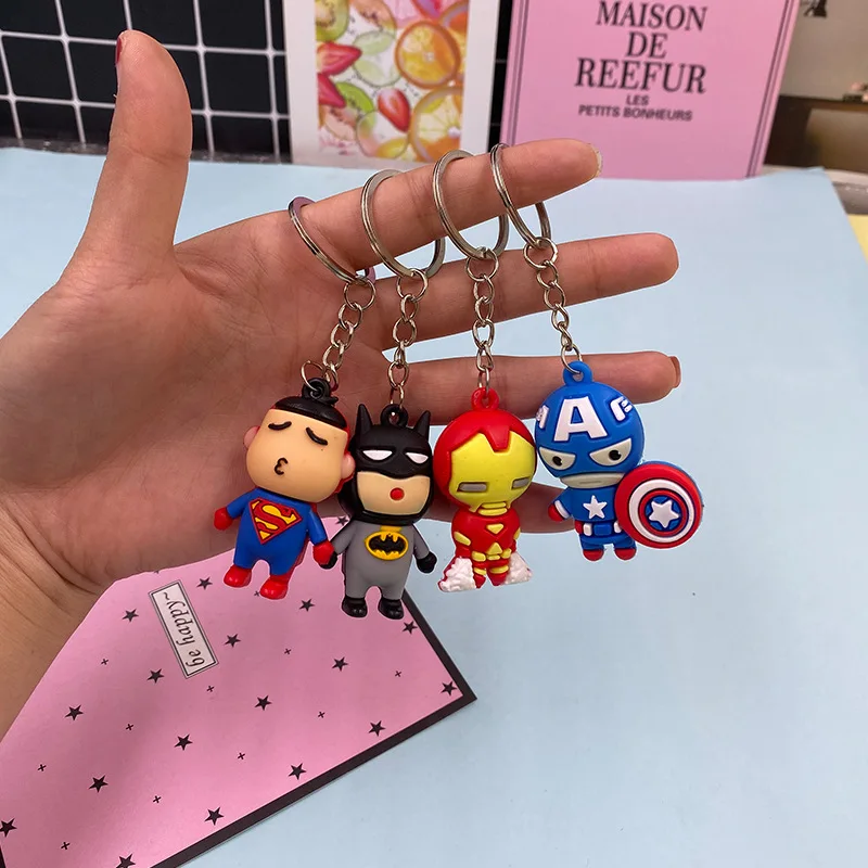 [TML] The superhero Iron man Captain America figure model pendant bag and key best gift | Игрушки и хобби