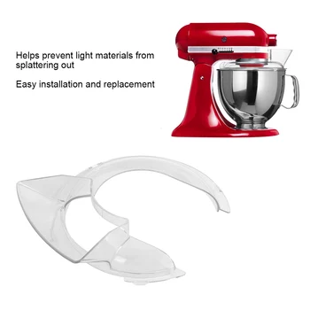 

Home Kitchen Gadgets Tilting Pouring Shield Anti Leakage Cover Replacement Fit for KN256PS 9709924 Vertical Mixer