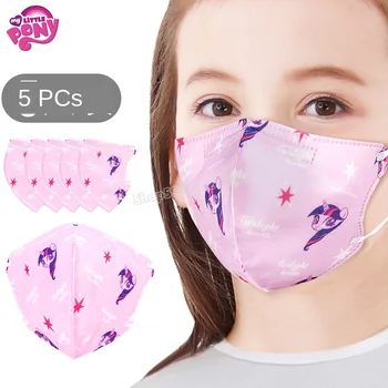 

Hasbro Pony Mask Unicorn Protective Face Mouth Mask Kid Mask Disposable Breathable Children's Special 3D Protective Respirator