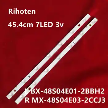 

1kit=10pcs 5A+5B LED Backlight strip BX-48S04E01-2BBH2 MX-48S04E03-2CCJ3 for Panasonic TX-48AX630B TX-48AX630E TX-48AXW634