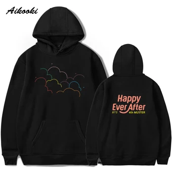 

new trend breathable Boys/girls hoodies starry happy ever after print long-sleeved autumn warm sweatshirts casual fashion hoodie