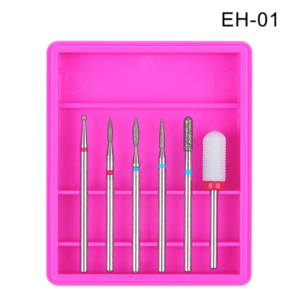 

Nail Drill Bit Set Diamond Grinding Head Cuticle Drill Bit For Nails Manicure Set Professional Polishing Tool