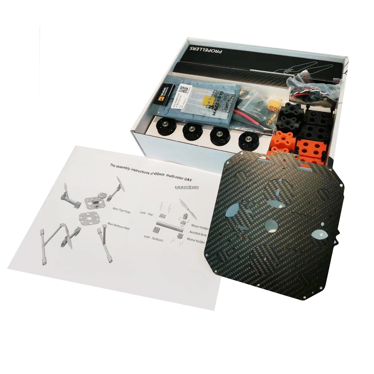 2020 New HEX Hexing EDU-450 Educational Rack Quad-rotor Multi-axis Multicopter UAV Tripod Combo with Power System RC Toy