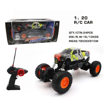 

1:20 Remote Control Car 2.4Ghz Wireless RC Climbing Vehicle Model PVC car shell Strong climbing capacity long- lasting power