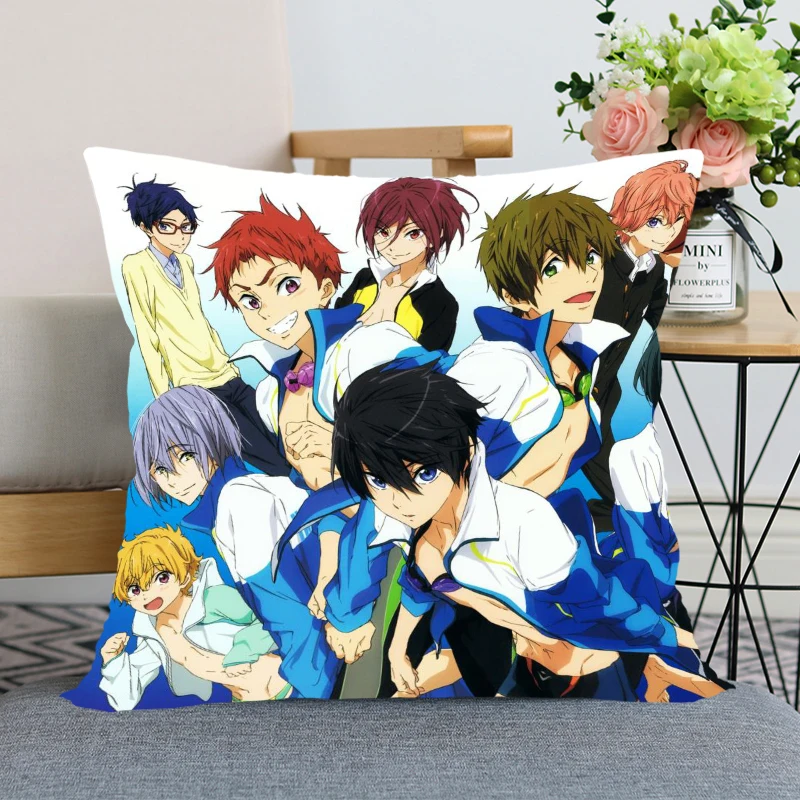 Бесплатно! IWatobi купальный клуб аниме наволочка для спальни дома или офиса