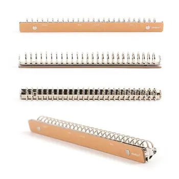 

B5 26 Holes Metal Loose Leaf Binder Clip Hinged Ring Calendar DIY Album Scrapbook Circle for 120 Pages