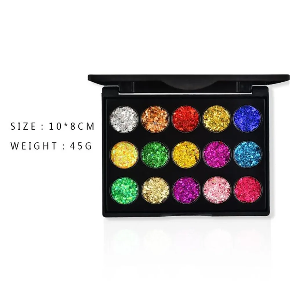 5 Color Glitter Eye Shadow Pallete Pigment Professional Eye Makeup Palette Long-lasting Make Up Eyeshadow Palette Maquillage