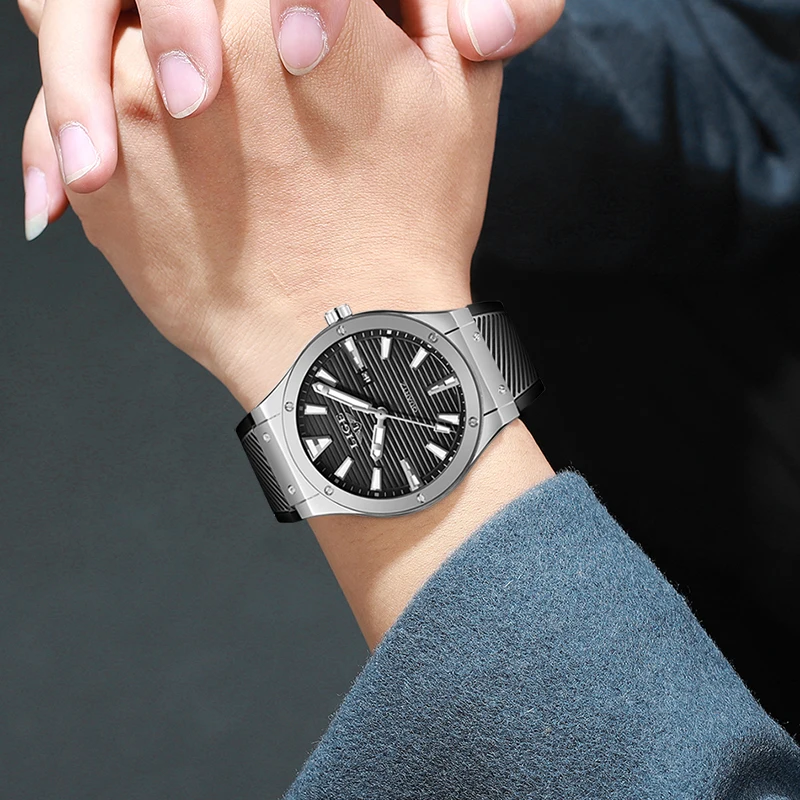LIGE новые роскошные часы для мужчин s Топ бренд спортивные часы для мужчин повседневные модные водонепроницаемые кварцевые наручные часы Relogio Masculino