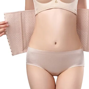 

Women Waist Cinchers Body Shaper Breathable Postpartum Abdominal Tummy Control Belt Underbust Corset Slimming Girdle Shapwear