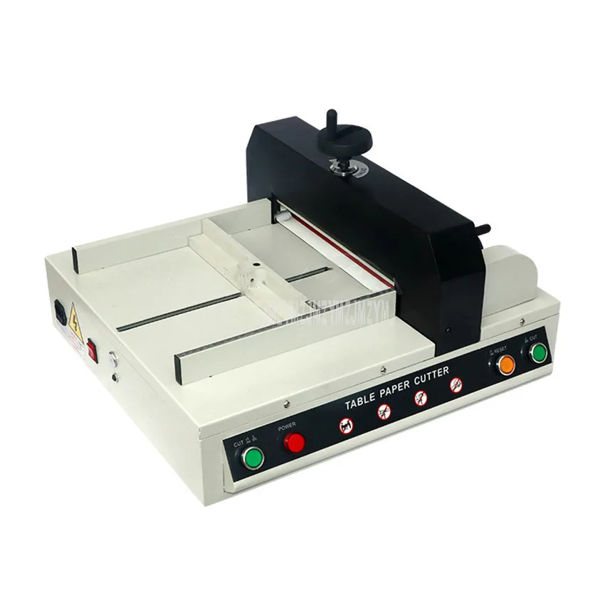 A4 Electric Paper Cutting Machine Manual Feeding Paper Heavy 40mm Thick Layer Paper Trimmer Cutting Device Max Width 330mm J330D