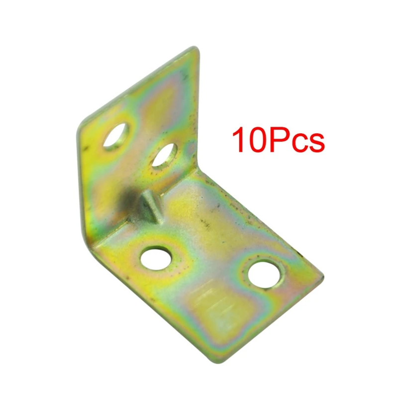 

10 Pcs 25x25x16mm 90 Degree Metal Right Angle Bracket Shelf Support