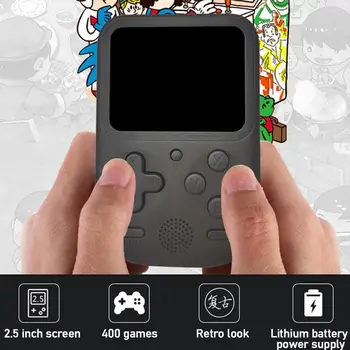 

Newest Portable Mini Retro Game Console 8 bit Handheld Game Player 2.8 Inch 400 Games IN 1 Pocket Game Console