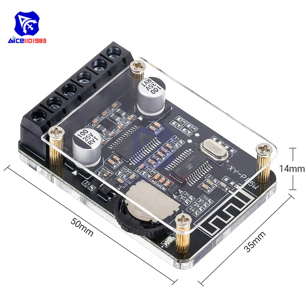 Diymore аудио усилитель доска с Bluetooth 5 0 10 Вт 15 20 хит продаж 2 двухканальный