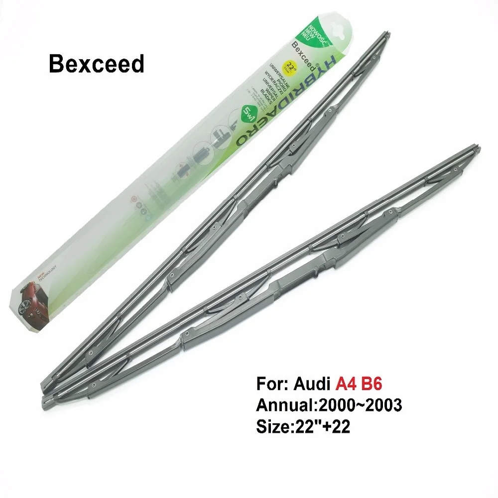 Wiper Blade For Audi A4 B6 2000 2001 2002 2003 22"+22" High Quality