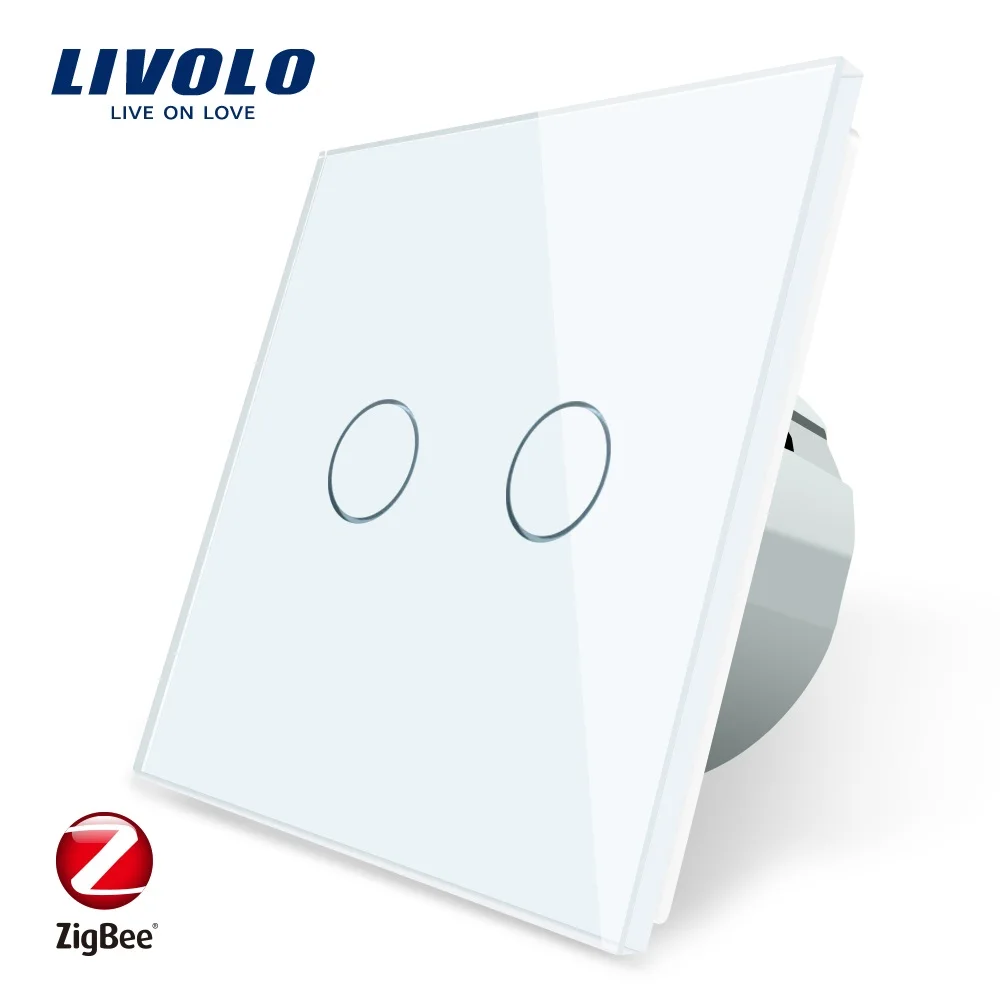 

Livolo APP Touch Control Zigbee Switch, WiFi Home Automation Smart Remote Control, Work with Echo, Only work with Livolo gateway