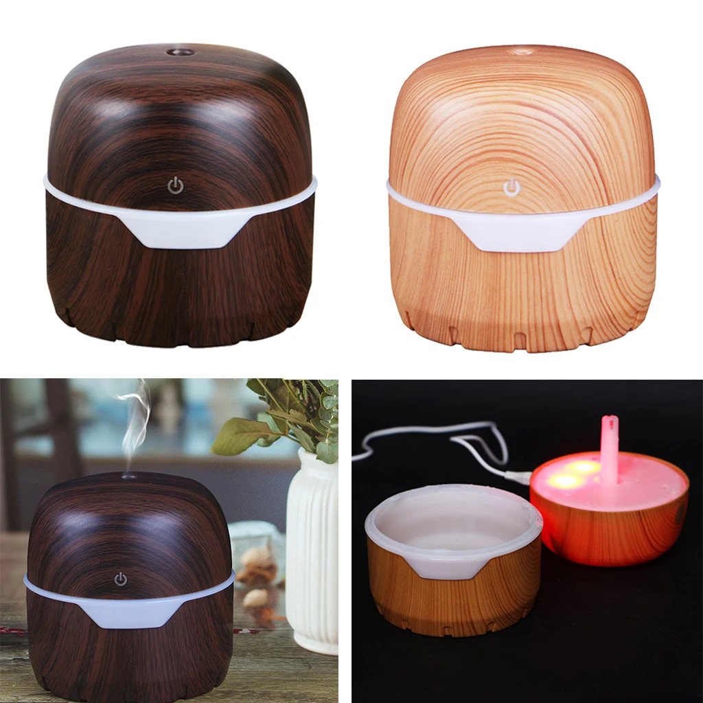 300ml Ultrasonic Humidifier Lamp Essential Oil Diffuser Mini Filter Mist Humidifier Small