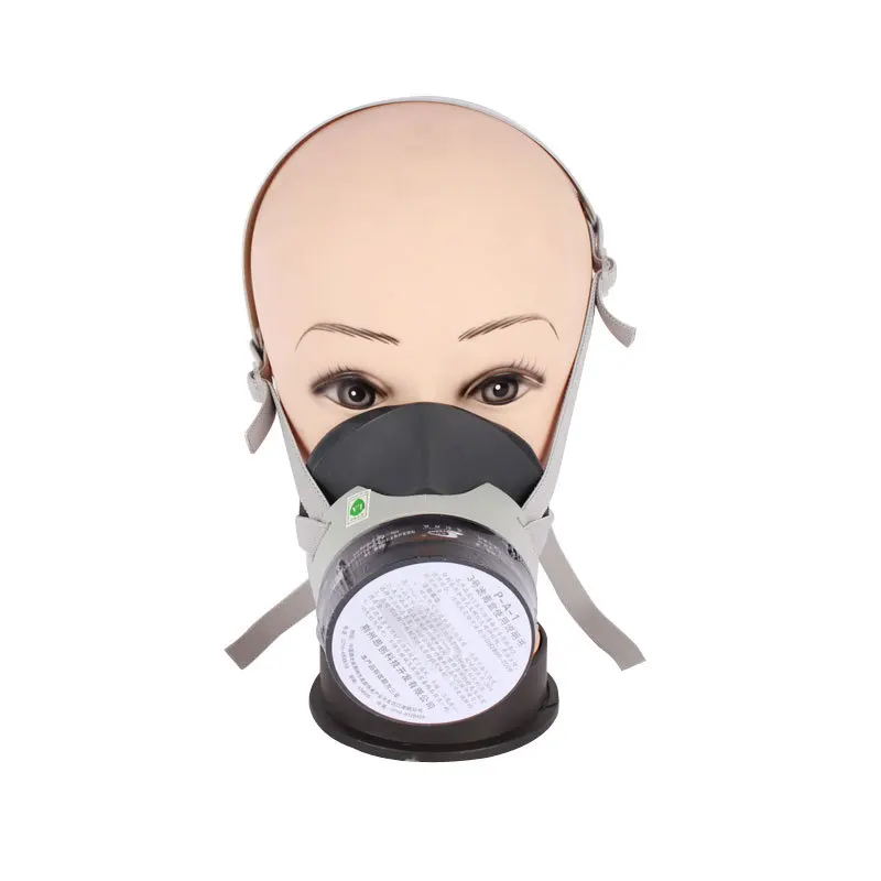 

Wholesale Strong Rubber No. 7 Gas Face Mask Rubber Gas Half-Mask Labor Safety Safe Breathing Protective Mask