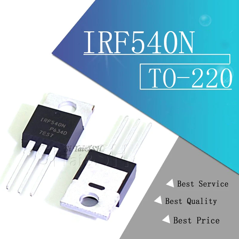 Новый и оригинальный IC 10 шт. IRF540N TO-220 IRF540NPBF TO220 IRF540 IR540 | Электронные компоненты