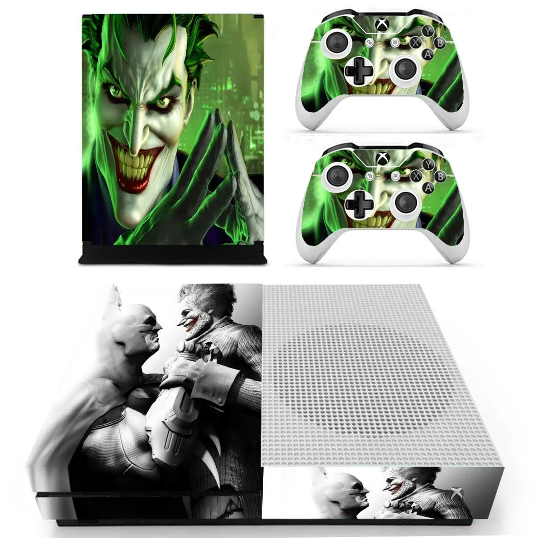 Наклейки с джокером для Xbox One S кожа Виниловая наклейка Pegatina Adesivos для Xbox one тонкая консоль и два контроллера